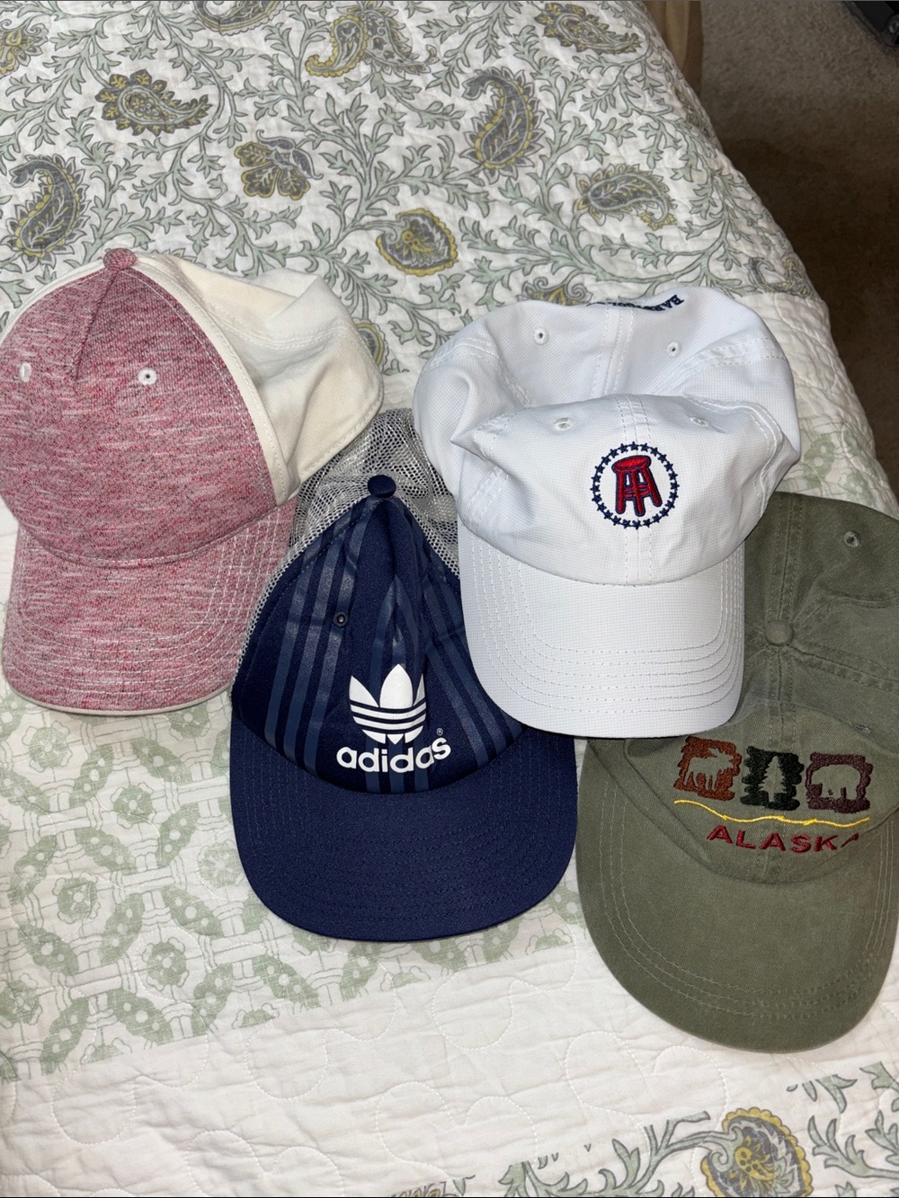 Vintage adidas ,free price, Alaska headwear company
& barstool sports 4 caps